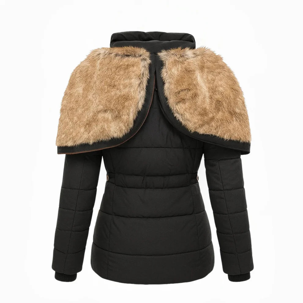 LOLA – Padded Winter Coat with Warm Faux-Fur Lining